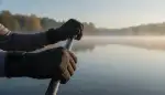 Warme Hände beim Paddeln