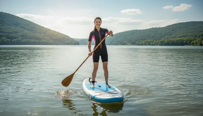 Der perfekte Damen-Neoprenanzug für dein Paddelabenteuer