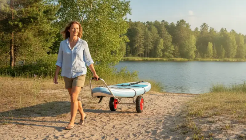 Der perfekte SUP Trolley für leichten Transport