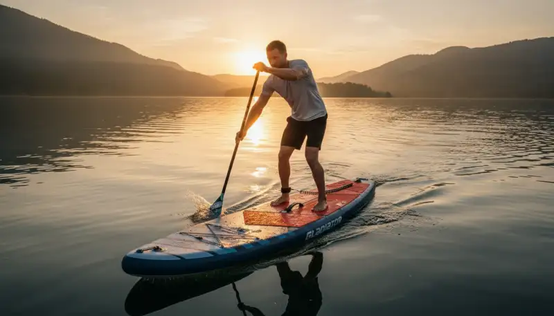 Geschwindigkeit auf dem Wasser: Dein Race SUP