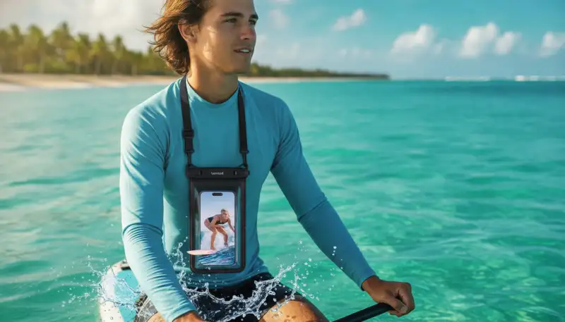 Handy Schwimmbeutel: Sicher auf dem Wasser