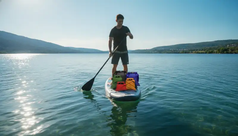 Sicher auf dem Wasser: Dein SUP Gepäcknetz