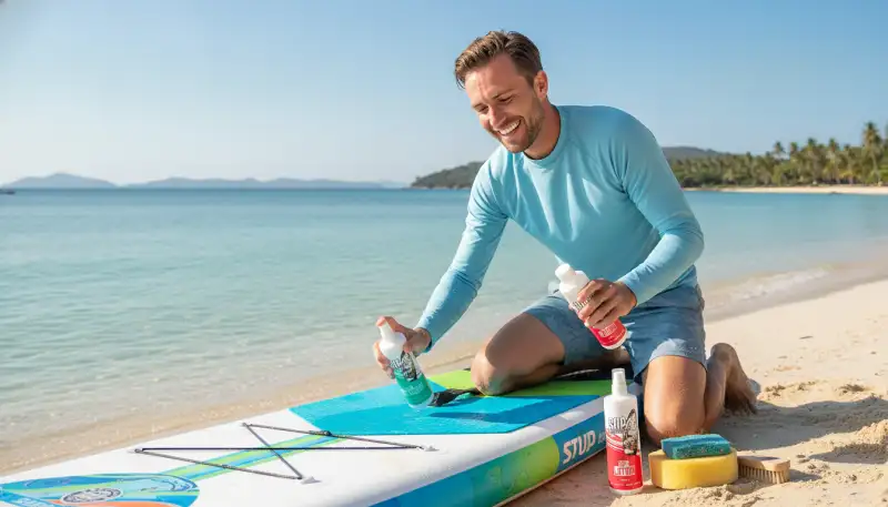 SUP Board richtig reinigen und pflegen